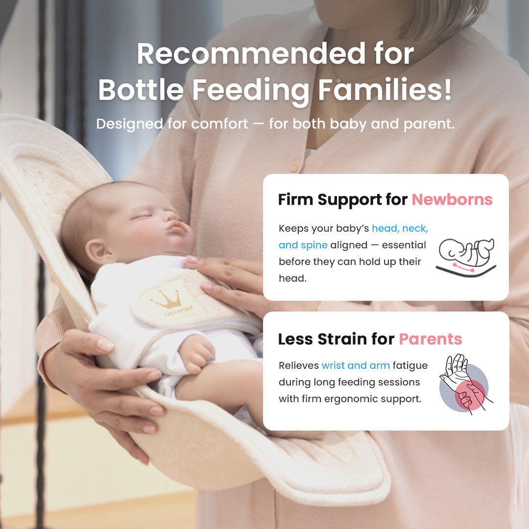 Alpremio Mesh & Organic Baby Bottle Feeding Care Seat (with Strap)